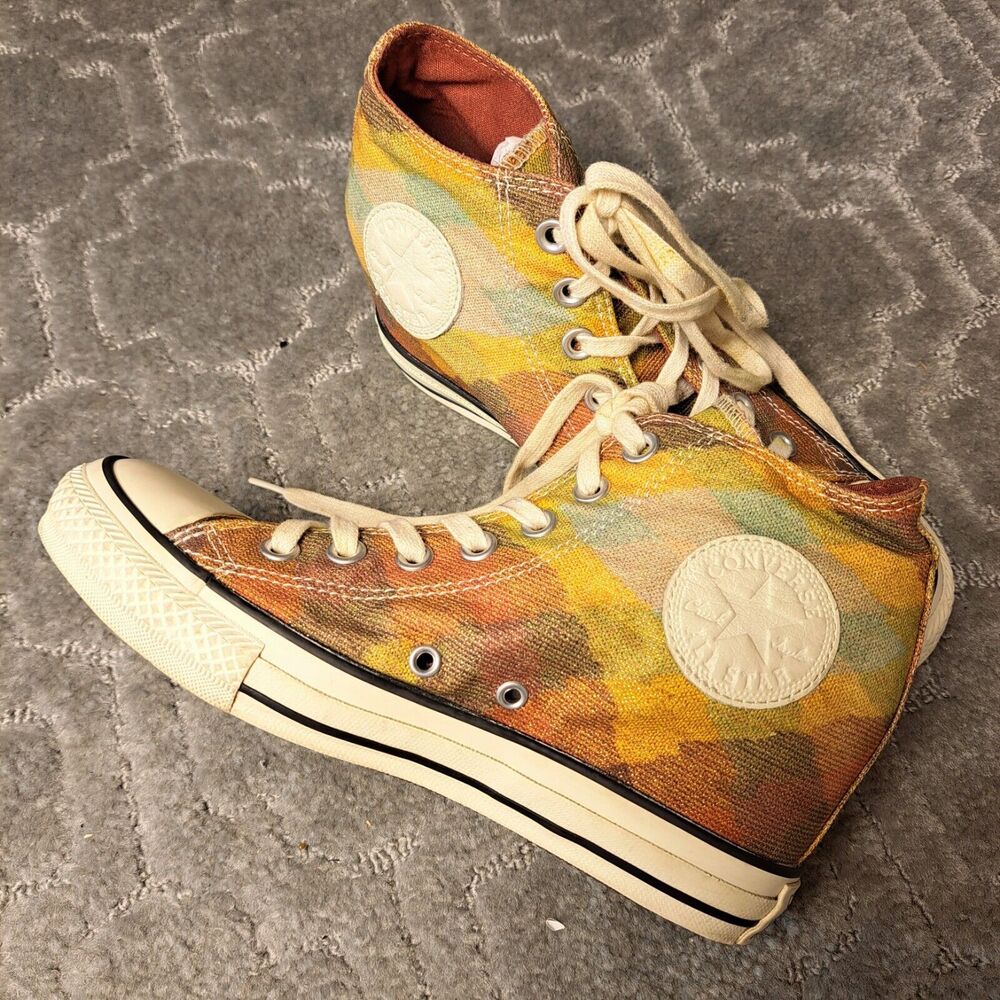 Converse Missoni Lux Mid Hidden Heel High Top Sneakers Womens Size 8 Glam Punk View 3